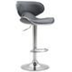 Tabouret de bar - Non spécifié - Réglable - Simili cuir - Métal chromé - 360° pivotant