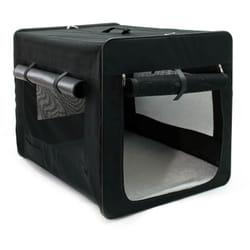 Cage de transport xl pliable 94 cm caisse chien chat box boite voiture