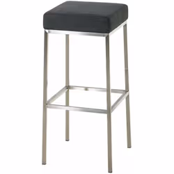 Tabouret de bar design moderne ! Assise en tissu (100% Polyester) Rembourrée confortablement Revêtement résistant et facile à ...