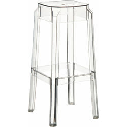 Tabourets de bar design moderne plastique transparent 100000025