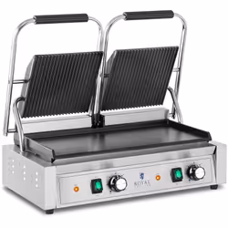 Cuisson rapide des deux côtés grâce à la machine à panini double d'une puissance de 3,600 W La machine à panini double est un ...