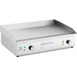 Plancha électrique professionnelle - 727 x 420 mm - Surface Lisse - 4,400 wattss