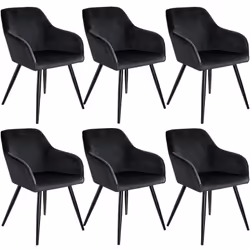 Chaises velours élégantes au design vintage. S'adaptent à tous les styles, combinables. Forme ergonomique avec lignes arrondi ...