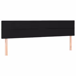 Tête de lit - Non spécifié - 80x5x78/88 cm - Tissu noir - Classique - Réglable en hauteur
