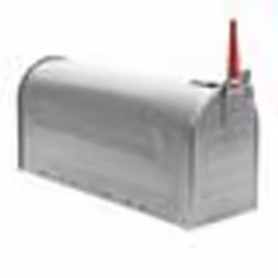 Boite aux lettres - US Mailbox - Argent - Acier galvanisé - Individuelle - Sur pied