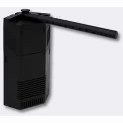 Filtre intérieur d'aquarium - Filtre d'angle Nano XL pour aquariums jusqu'à 80 litres /650 l/h ------ Débit réglable Sortie d ...