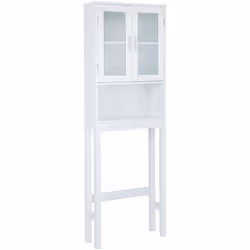 Notre placard simple intemporel sur les toilettes ou les citernes, est un ajout aux toilettes intérieures étroites, avec des ...
