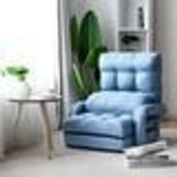 Fauteuil convertible - Noname - 1 place - Tissu - Bleu - 5 positions