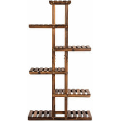 Décoshop26 - Etagère à fleurs en bois à 6 niveaux 75 x 25 x 140cm porte plante décoration 200000611