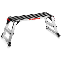 Helloshop26 - Escabeau plateforme pliant capacité de 150 kg en aluminium