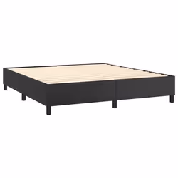 Sommier - TDL - 180x200 cm - Noir - 2 places - A lattes - Montage facile
