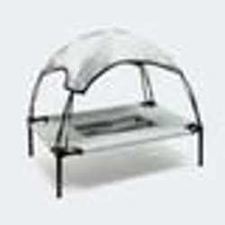 Transat pour animaux - S relax - Gris - 60 cm - Protection soleil - 15 kg max