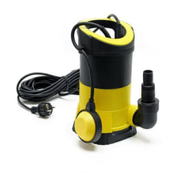 Pompe pour eaux usées - Jaune - 250W - 5000l/h - Immersion max 5m - IP68