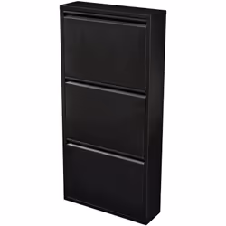 Meuble à chaussures Assurez un rangement optimal à vos chaussures dans ce meuble de stockage design. Son montage au mur est s ...