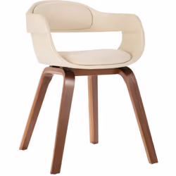 Cette chaise de salle à manger élégante au design esthétique et ergonomique constitue un supplément décoratif et confortable ...