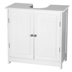 Meuble de salle de bain - Non spécifié - Sous vasque - Bois blanc - 60x30x60 cm - 2 étagères