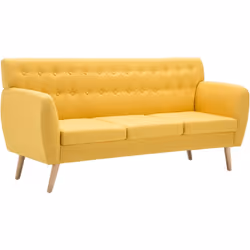 Notre canapé à 3 places combine style et confort et apportera une touche intemporelle à votre intérieur ! Le canapé a un cadr ...