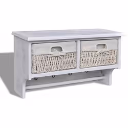 Cette étagère murale en bois de haute qualité présente un design simple mais élégant. Elle stocke non seulement vos affaires  ...
