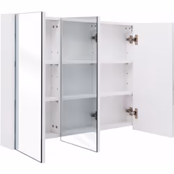 Caractéristique : Meubles de salle de bains moderne avec miroir brillant devant Mélamine durable - pas de film Les surfaces d ...