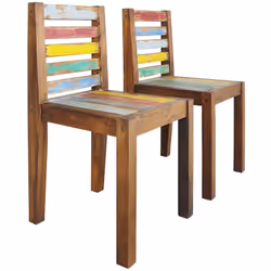 Ces chaises de salle à manger en bois de style vintage ajouteront une touche antique et constitueront un supplément intempore ...