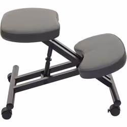 Tabouret, chaise ergonomique, siège assis genoux Réglable en hauteur Légèrement rembourrés Avec roulettes, partiellement verr ...