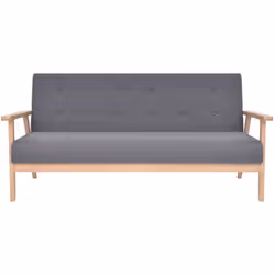 Ce canapé à 3 places extrêmement confortable présente un design discret et sera idéal pour discuter, lire, regarder la télévi ...