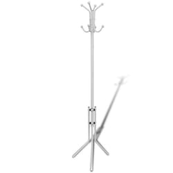 Portemanteau sur pied metal blanc