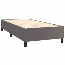 Sommier - TDL - 90x200 cm - Gris - 1 place - A lattes - Montage facile