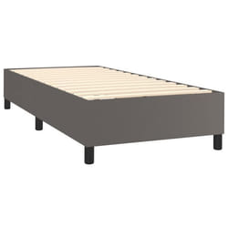 Sommier - TDL - 90x200 cm - Gris - 1 place - A lattes - Montage facile