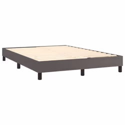 Sommier - TDL - 140x190 cm - Gris - 2 places - A lattes - Montage facile