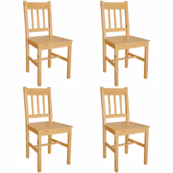 Ce set de chaises de salle à manger, au design simple mais élégant, se compose de 4 chaises et fera un excellent ajout dans v ...