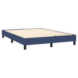 Cadre de lit - Non spécifié - 140x190 cm - Tissu bleu - 2 places - Design contemporain