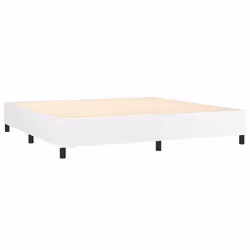 Sommier - TDL - 200x200 cm - Blanc - 2 places - A lattes - Montage facile
