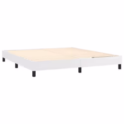 Sommier - TDL - 180x200 cm - Blanc - 2 places - A lattes - Montage facile