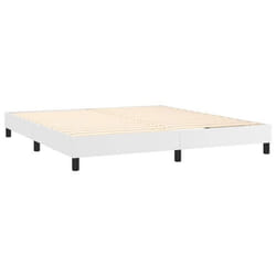 Sommier - TDL - 180x200 cm - Blanc - 2 places - A lattes - Montage facile