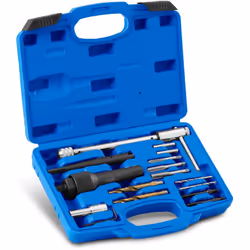 Coffret extracteur de bougie de préchauffage universel de 16 pièces Le coffret extracteur de bougie de préchauffage , des exp ...