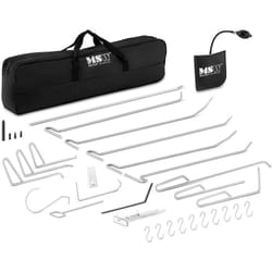 Helloshop26 - Kit De Débosselage sans Peinture Tige dsp pdr Outils De Carrosserie (15 tiges dsp, Coussin de Montage Gonflable, Cale de Montage)