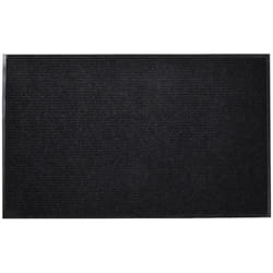 Décoshop26 - Tapis d'entrée noir paillasson pvc 90 x 60 cm DEC023111