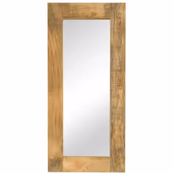 Ce miroir, doté d'un cadre en bois de manguier massif, dégage un charme vintage et sera une décoration parfaite et attrayante ...
