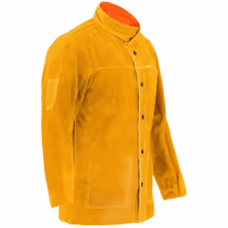 Une tenue de protection efficace et bien visible : la veste de soudeur jaune Une veste de soudure adéquate, qui répond aux ex ...