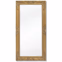 Ce miroir mural magnifique avec son cadre ornementé créera une atmosphère baroque dans votre salle de bain ou dressing. Ce mi ...