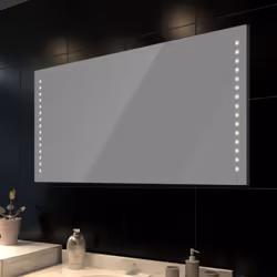 Ce miroir avec LED est conçu pour économiser sur vos factures d'énergie grâce à ses 30 LED 30 de 0,08 W qui fonctionnent à fa ...