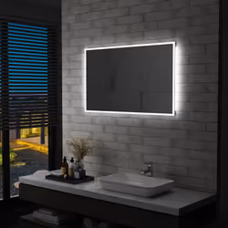 Notre miroir à LED pour salle de bains offre un éclairage lumineux combiné à un style sophistiqué et un design fonctionnel. C ...