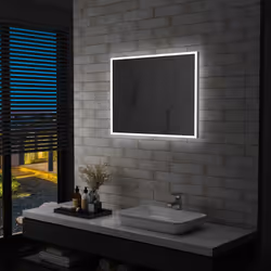 Notre miroir à LED pour salle de bains offre un éclairage lumineux combiné à un style sophistiqué et un design fonctionnel. C ...