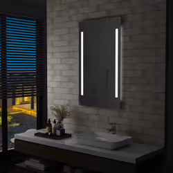 Notre miroir à LED pour salle de bains offre un éclairage lumineux combiné à un style sophistiqué et un design fonctionnel. C ...