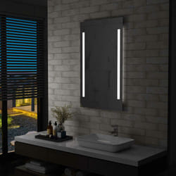 Miroir mural à led pour salle de bains 60 x 100 cm DEC022585