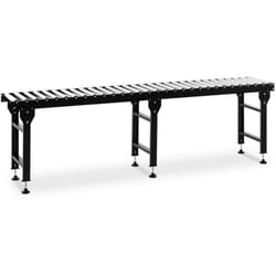 Convoyeur à rouleaux - 400 kg - 300 cm - 30 rouleaux - réglable en hauteur