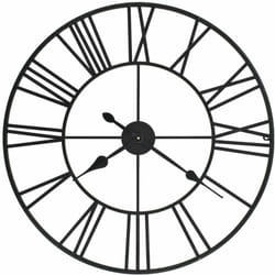Horloge murale vintage avec mouvement à quartz Métal 80 cm xxl DEC022275