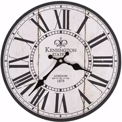 Notre horloge murale de style rétro sera un excellent supplément à la décoration de votre cuisine ou salon. L'horloge a un ca ...