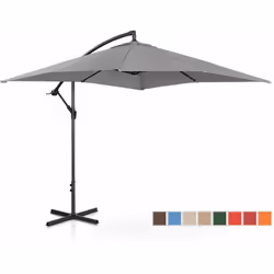 Le parasol déporté inclinable : parfait pour profiter du beau temps en restant au frais et à l'abri Besoin d'un parasol excen ...